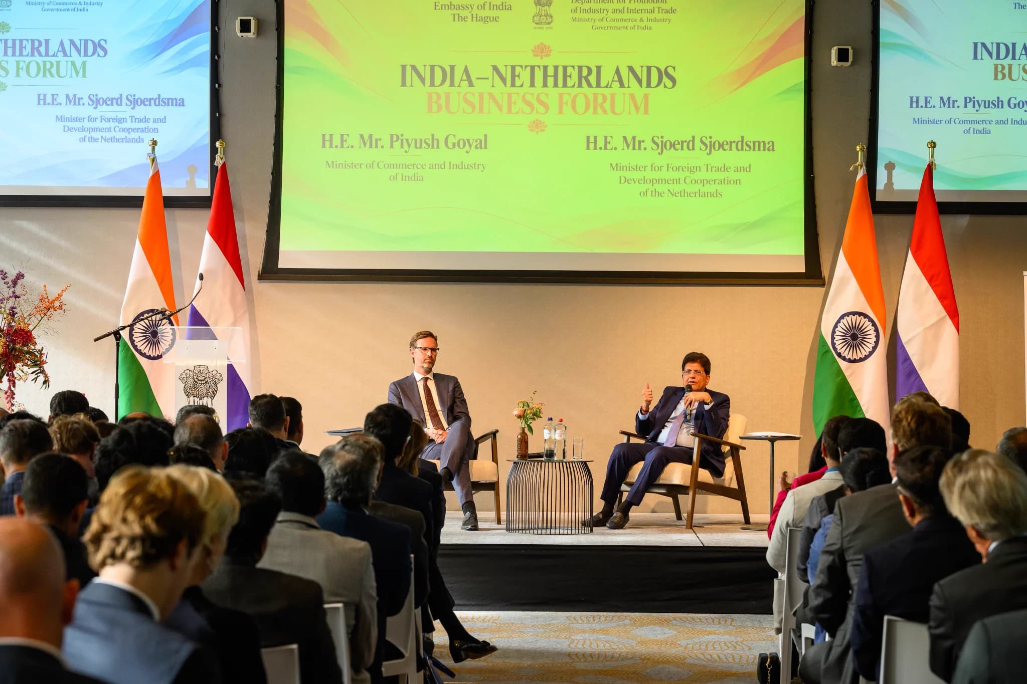 Piyush Goyal Holds Business Talks in Netherlands to Expand India-EU Trade